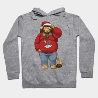 The lion who felt the xmas spirit Hoodie